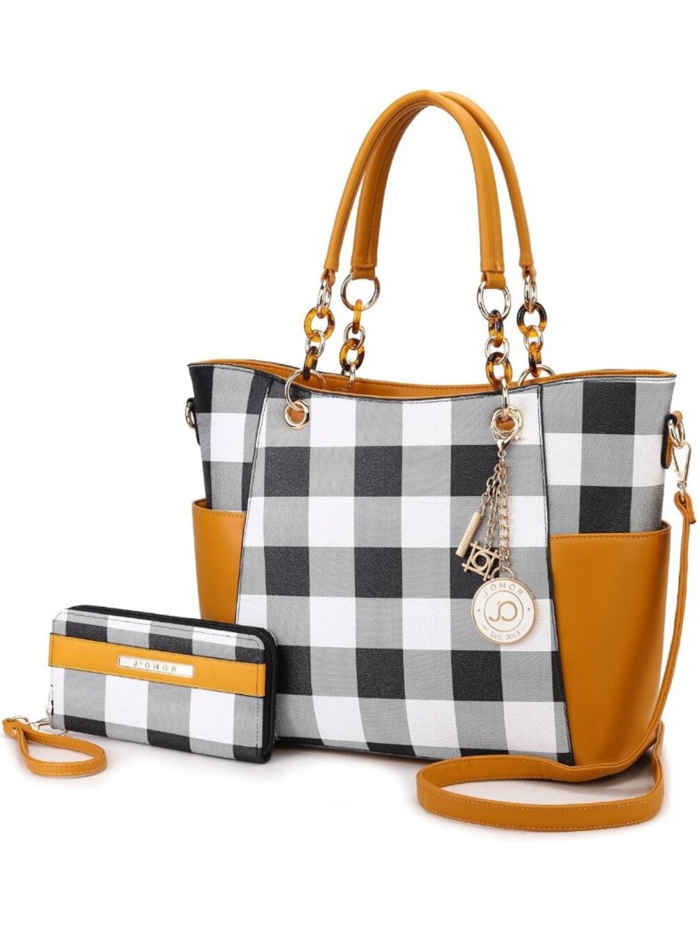 Stylish Vegan Leather Tote Bag Set for Women with Wallet | Chic Top-Handle Purse